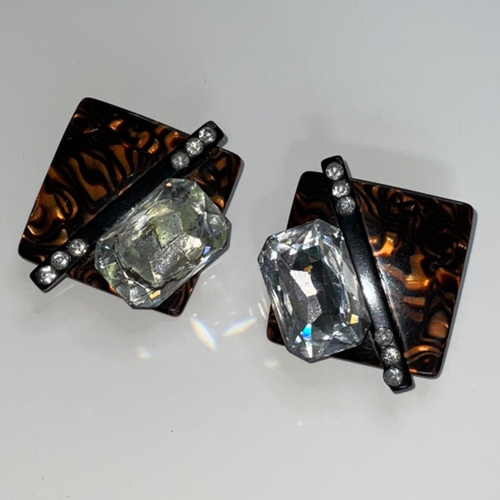 Cool Animal Inspired Vintage Clip on earrings